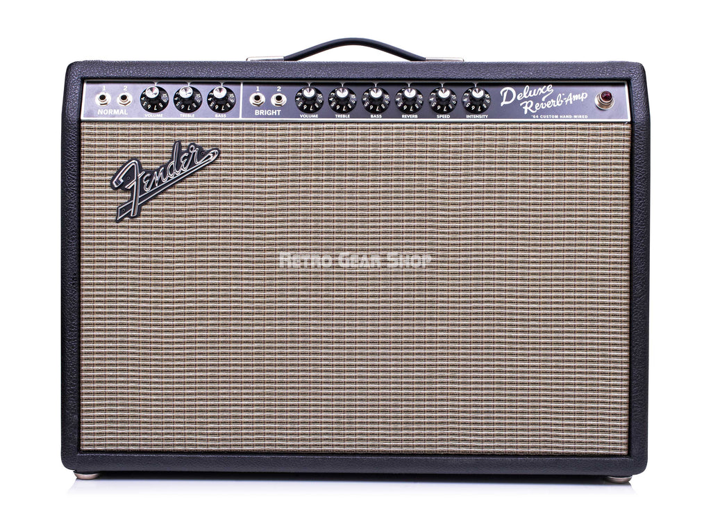 Fender '64 Custom Deluxe Reverb Hand-Wired 1x12" 22-watt Tube Combo Amp Front
