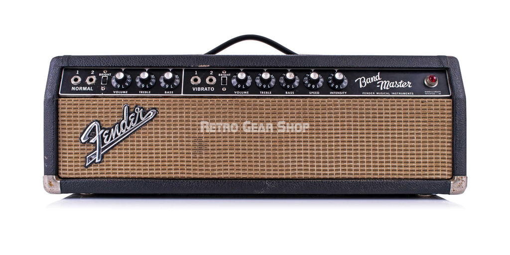 Fender Bandmaster Black Panel AB763 1966 Front