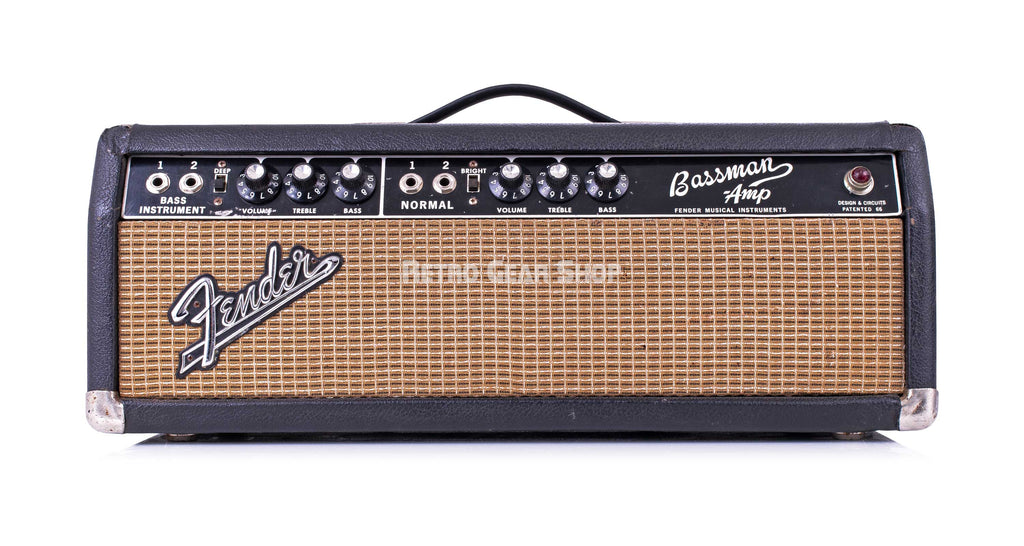 Fender Bassman 1965 Guitar Amp Head Front