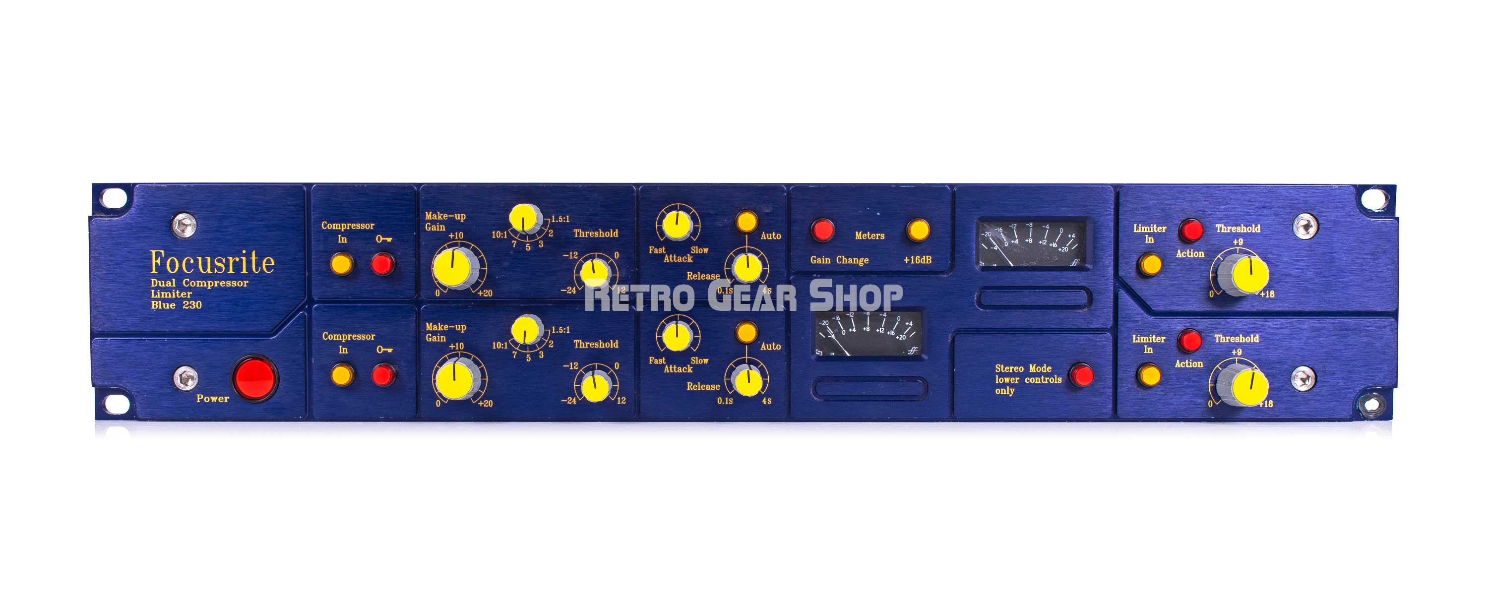 ブルーリボンページ② Focusrite Blue 230 Dual Compressor Limiter Rare Vintage– Retro