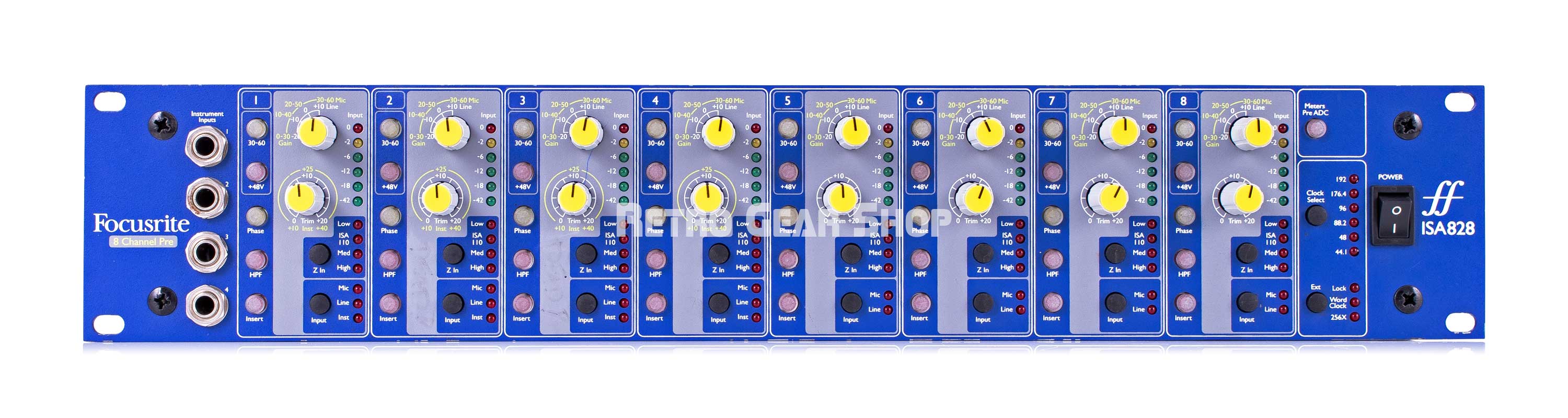 Focusrite ISA 828 8-Channel Analog Mic Preamp– Retro Gear Shop