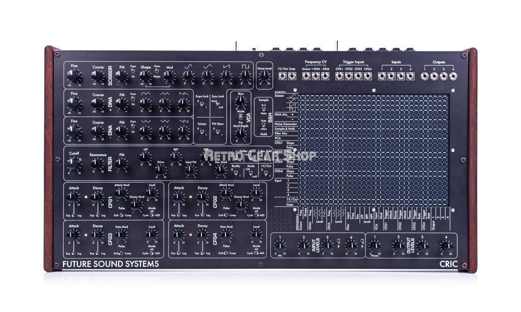 Future Sound Systems FSS Cric Electronic Music Synthesizer Brunel Limited Edition Top