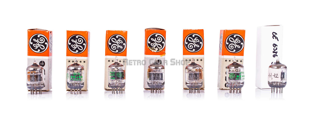 General Electric GE 5-Star 6386 Vintage Tubes Front