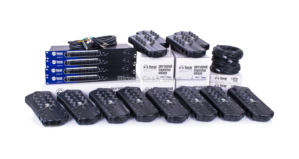 Hear Technologies Hear Back System Heapdhone Monitoring System Hub & Mixer Sets Front