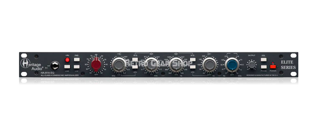 Heritage Audio HA 81A Front