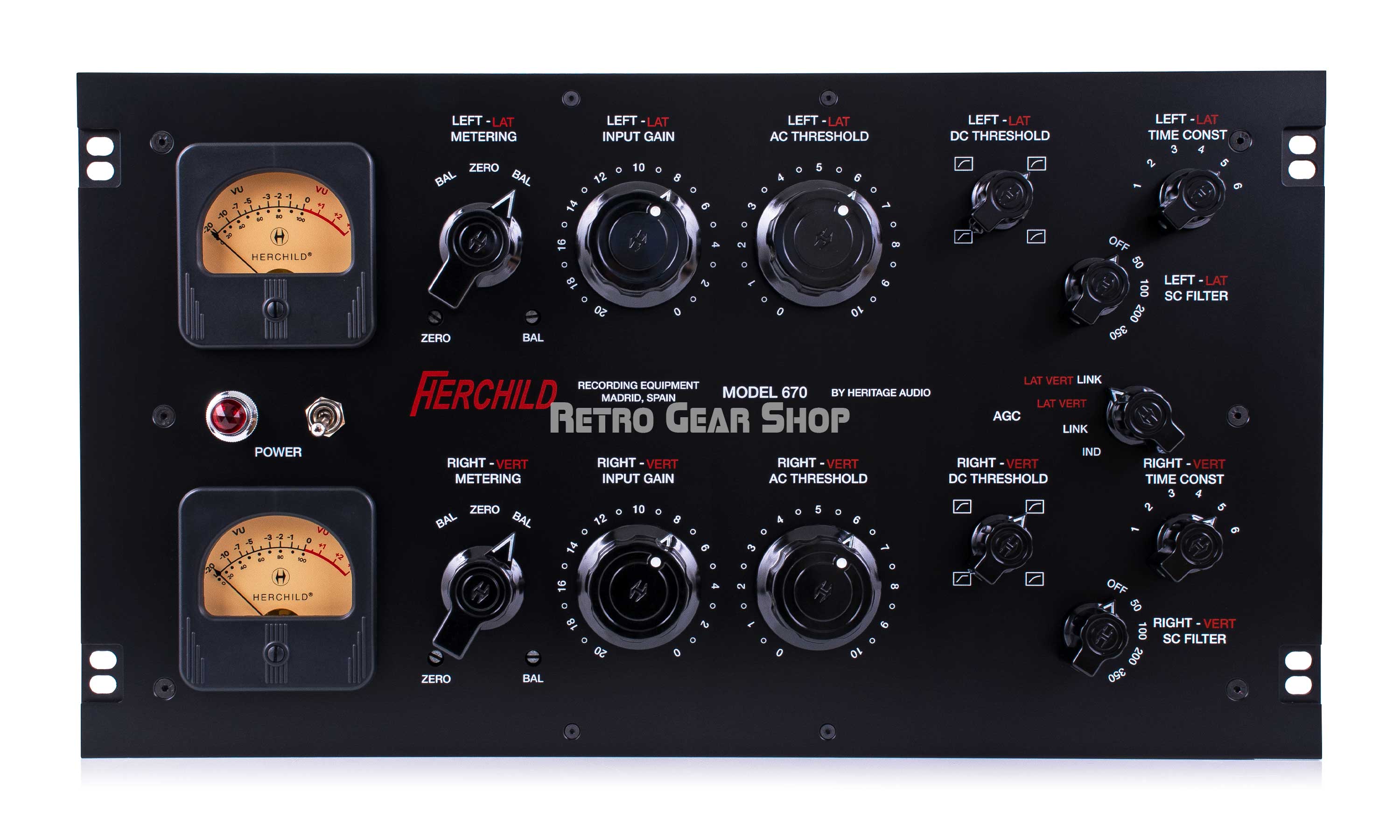 Heritage Audio Herchild 670 HA670 Stereo Tube Compressor– Retro