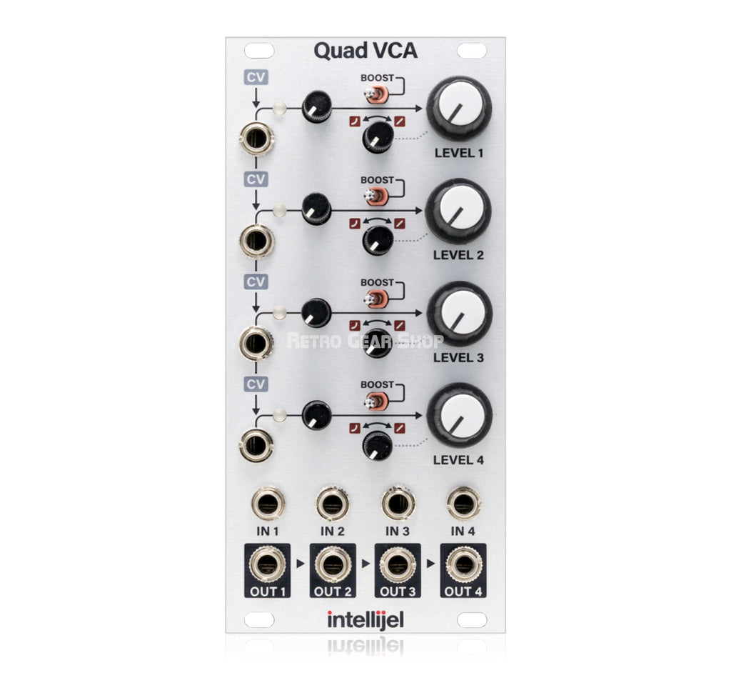 Intellijel Quad VCA Quad Front
