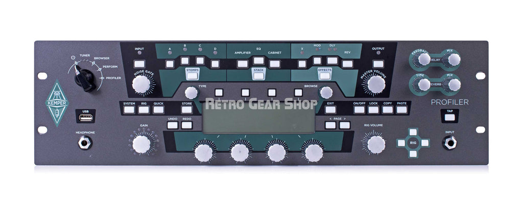 Kemper Profiler Rack and Profiler Remote Guitar Amp Front