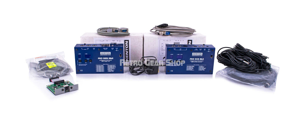 Kenton Pro Bundle Pro Kadi MkII Midi Trigger Unit and Pro DCB Mk3 Midi to DCB Converter Front