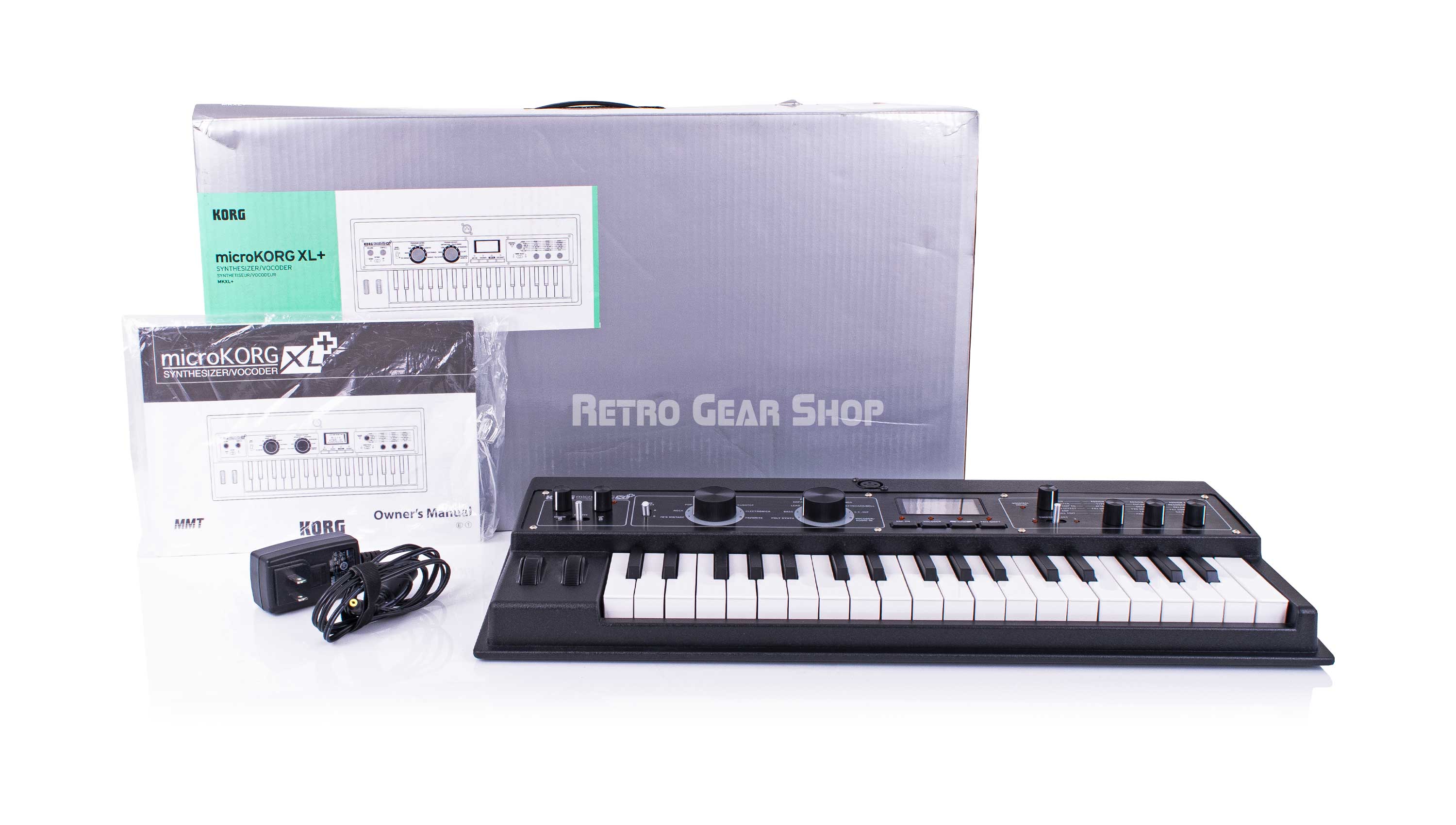 Korg microKORG XL+ 37-Key Synthesizer/Vocoder Black– Retro Gear Shop