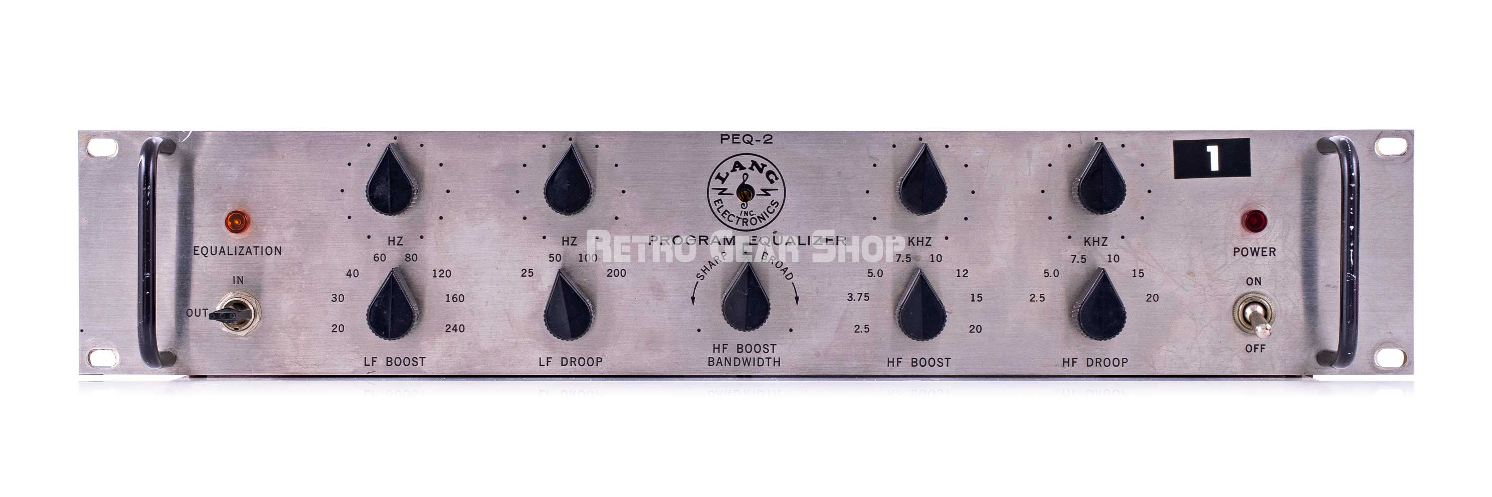 配信機器・PA機器・レコーディング機器 HERITAGE AUDIO LANG PEQ-2 Heritage Audio LANG Electronics PEQ-2 Passive Program Equalizer