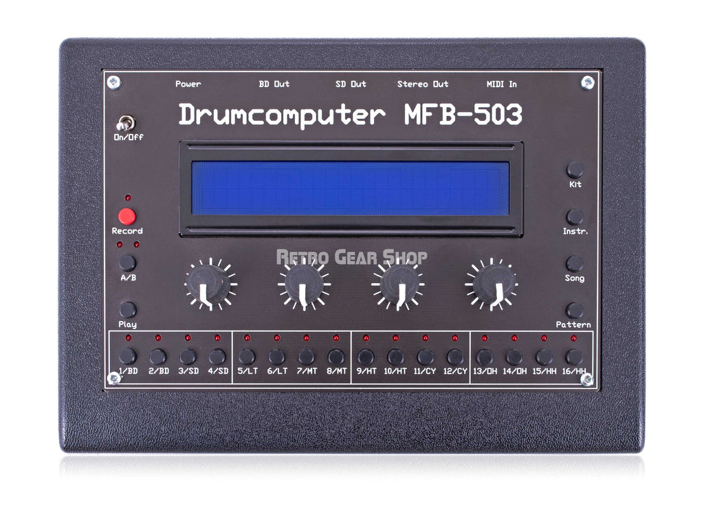 MFB 503 Drumcomputer Top