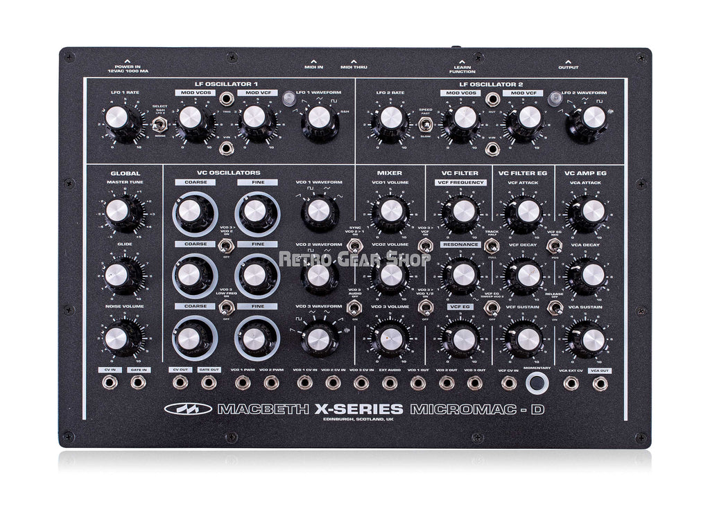 Macbeth Micromac-D X-Series Top