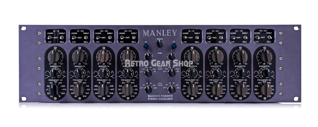 Manley Massive Passive Stereo Tube Equalizer Front