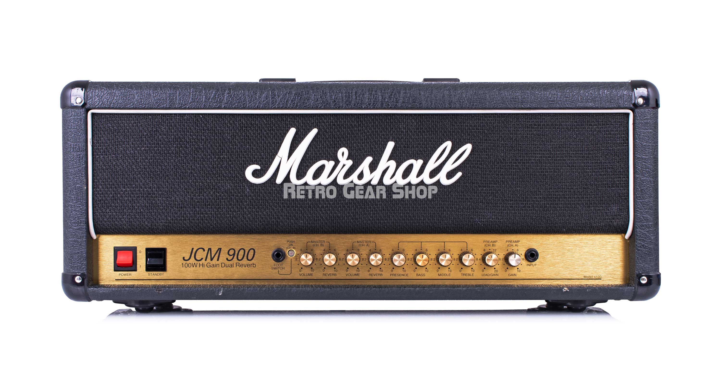 Marshall JCM 900 Model 4100 Hi Gain Dual Reverb 2-Channel 100-Watt