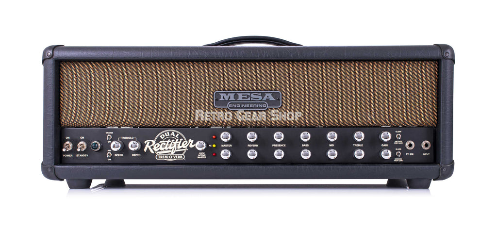 mesa boogie rectifier pedal Mesa Boogie Dual Rectifier Trem-o-Verb 2-Channel 100-Watt Guitar Amp H– Retro Gear Shop