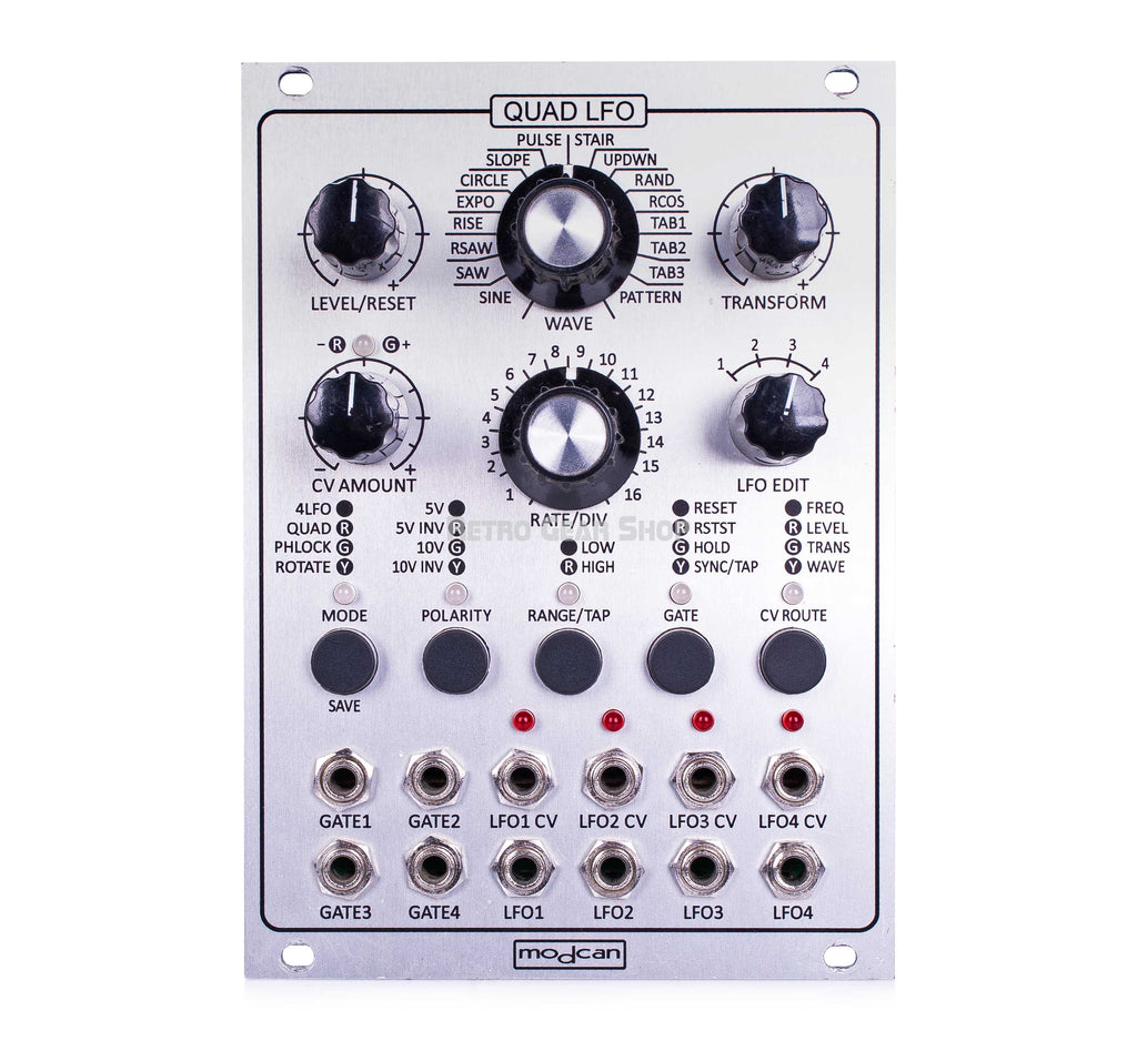 Modcan Quad LFO Eurorack Synthesizer Module– Retro Gear Shop