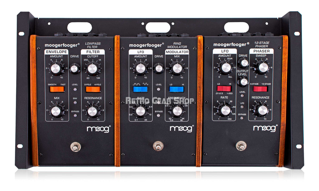 mf ring pedal Moog Moogerfooger MF101 MF102 MF103 Ring Modulator Stage Phaser Pedal– Retro Gear Shop
