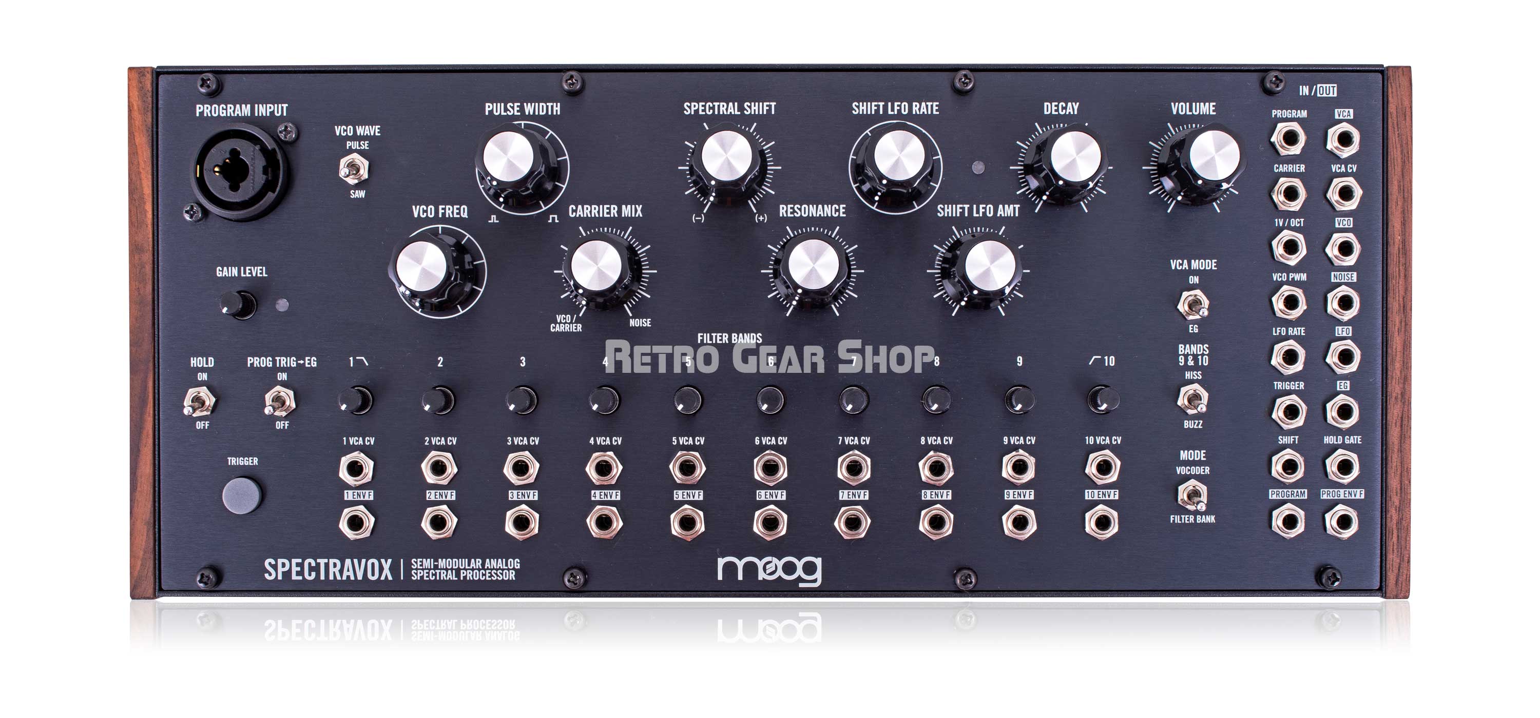 Moog Spectravox Semi-modular Analog Vocoder Spectral Processor
