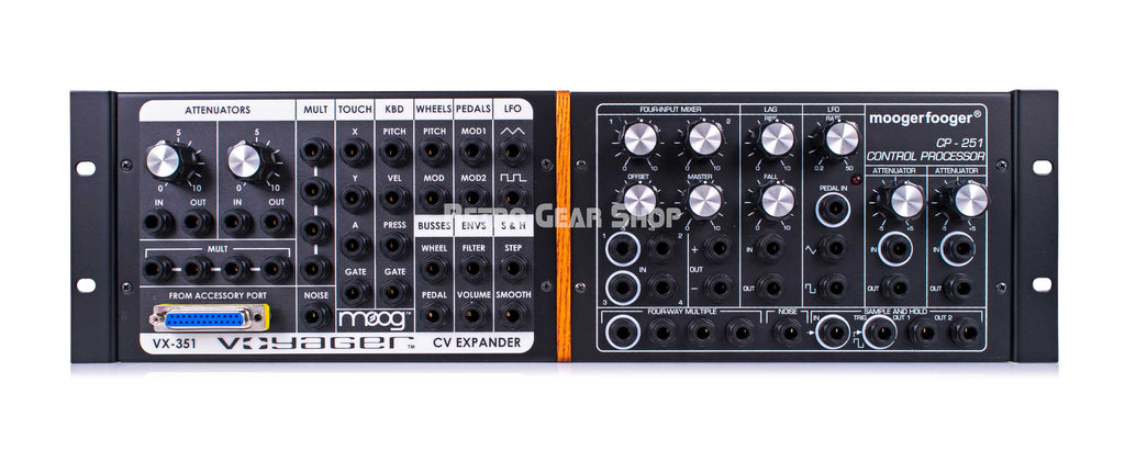 Moog VX-351 and CP-251 Moogerfooger Top