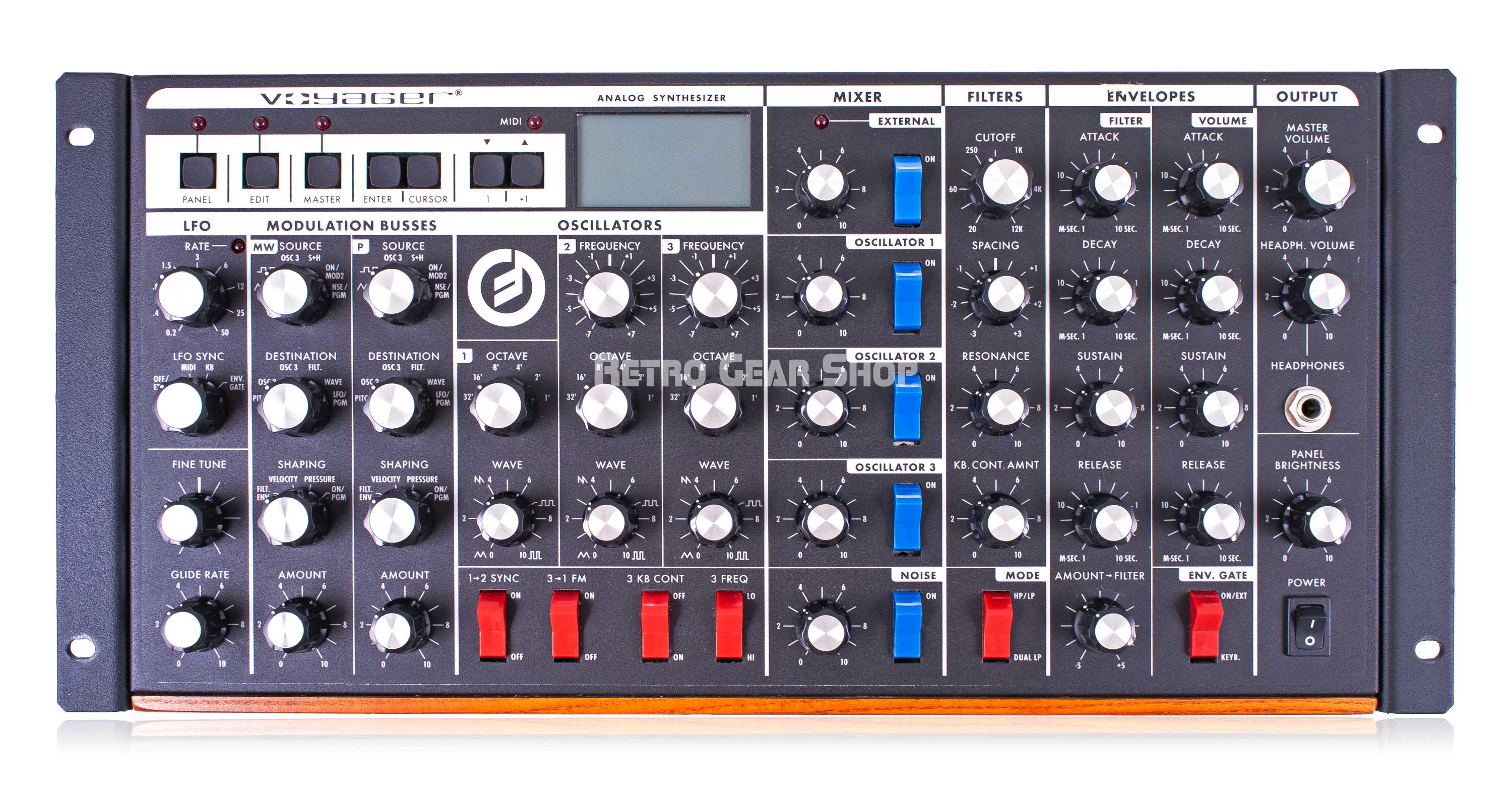 Moog Minimoog Voyager RME Rack Mount Edition Analog Synthesizer