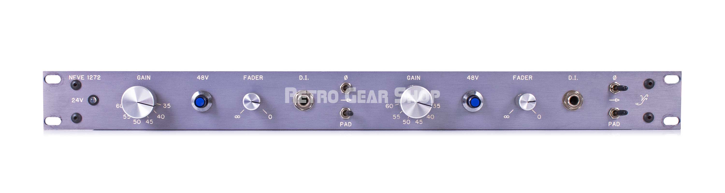Neve 1272 Vintage Mic Preamp Stereo Pair Racked– Retro Gear Shop