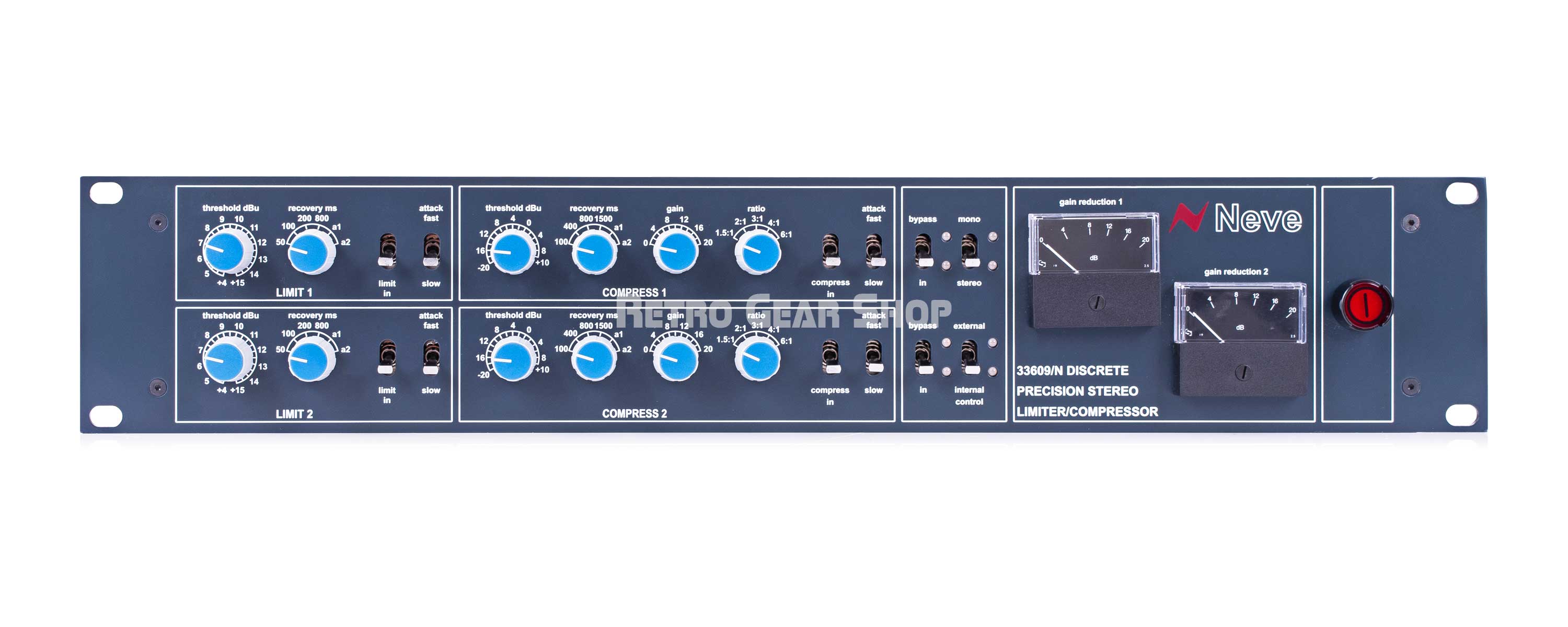 Neve 33609/N Discrete Precision Stereo Compressor Limiter