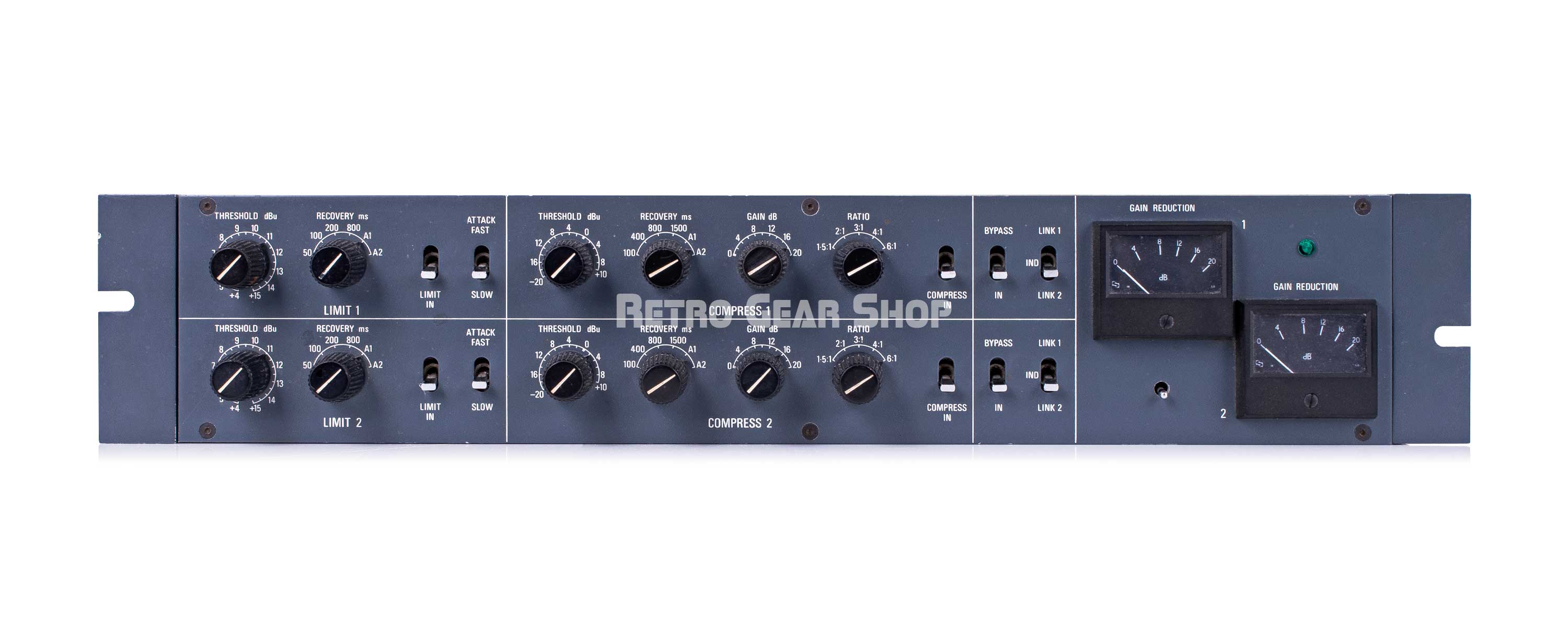 Neve 83046 / 33609 Metal Knob Stereo Compressor Limiter Vintage