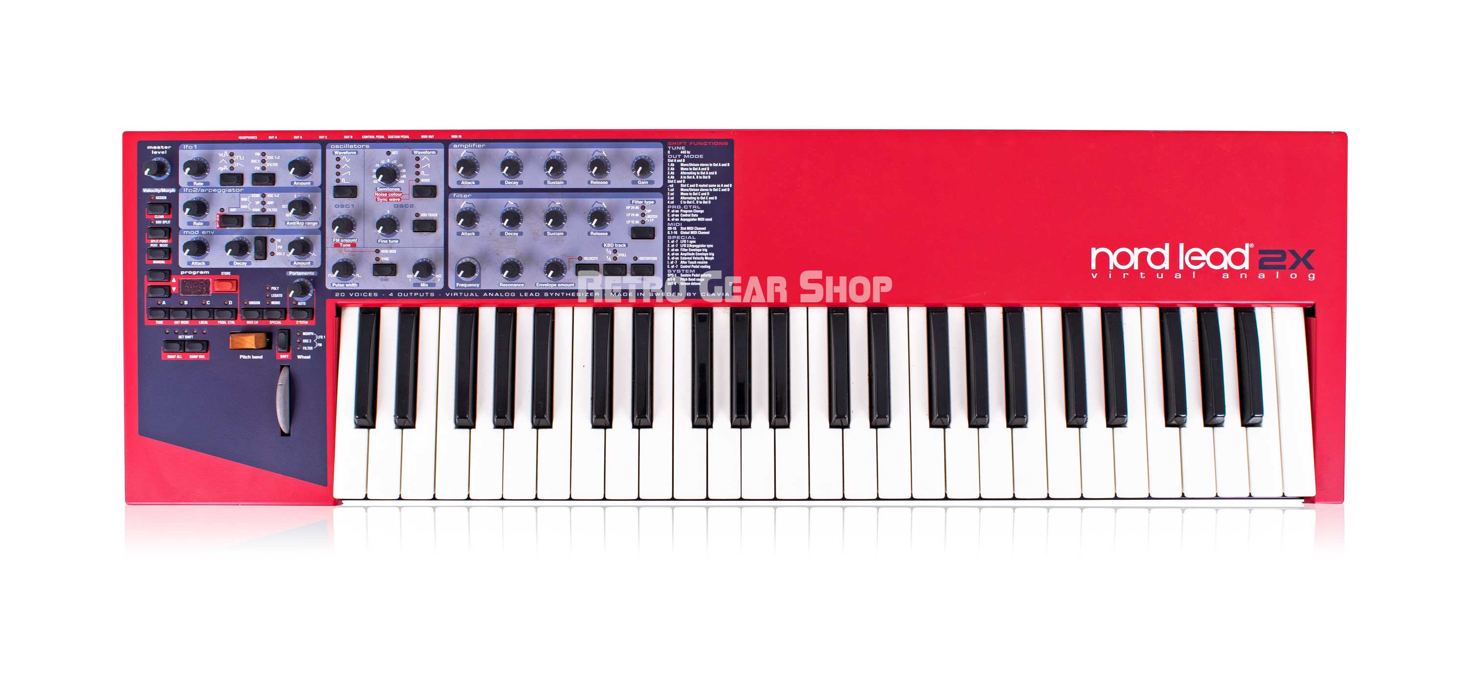 Nord Lead 2X Virtual Analog Synthesizer Keyboard Synth