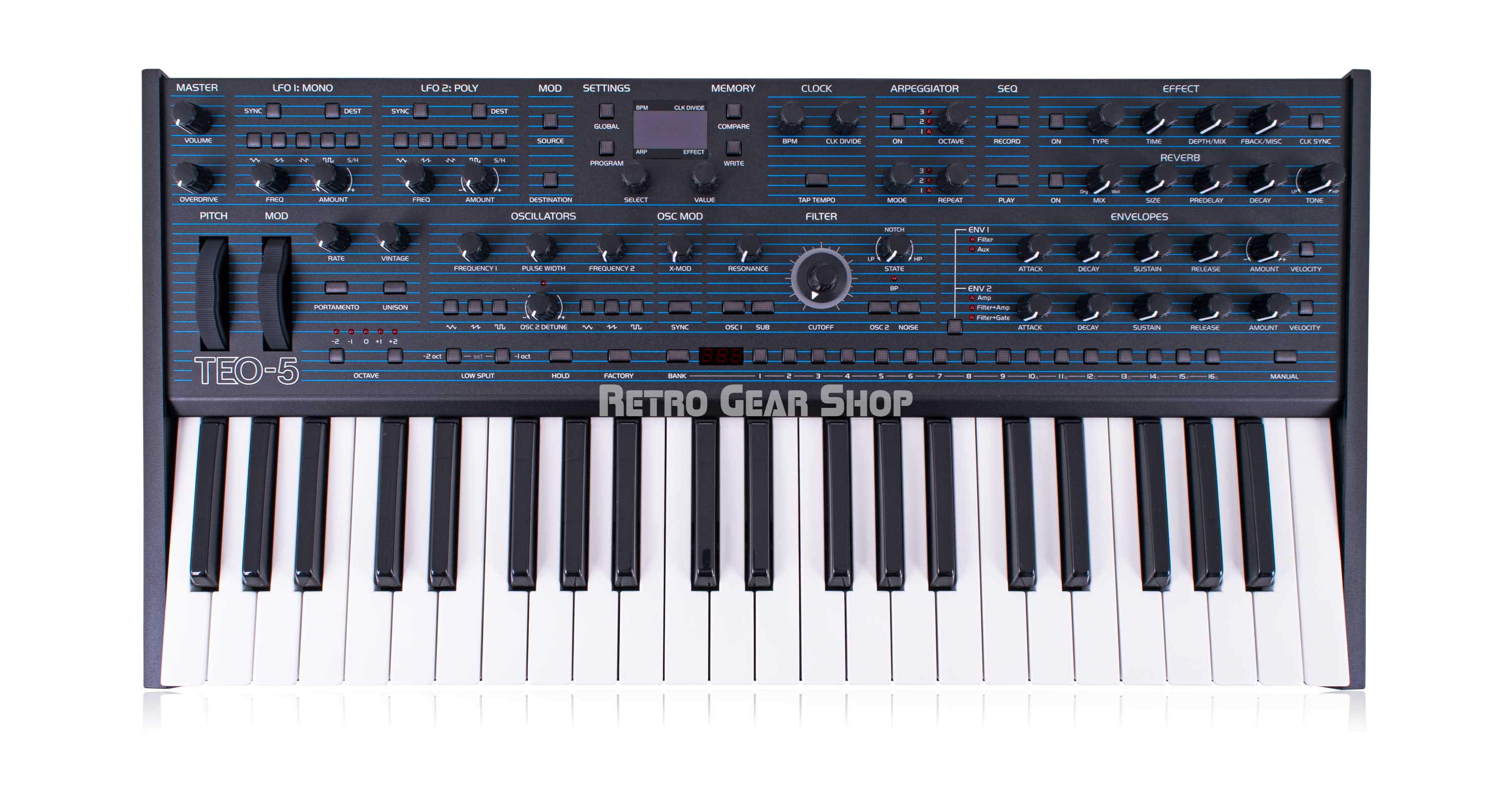 Oberheim TEO-5 Analog Keyboard Synthesizer– Retro Gear Shop