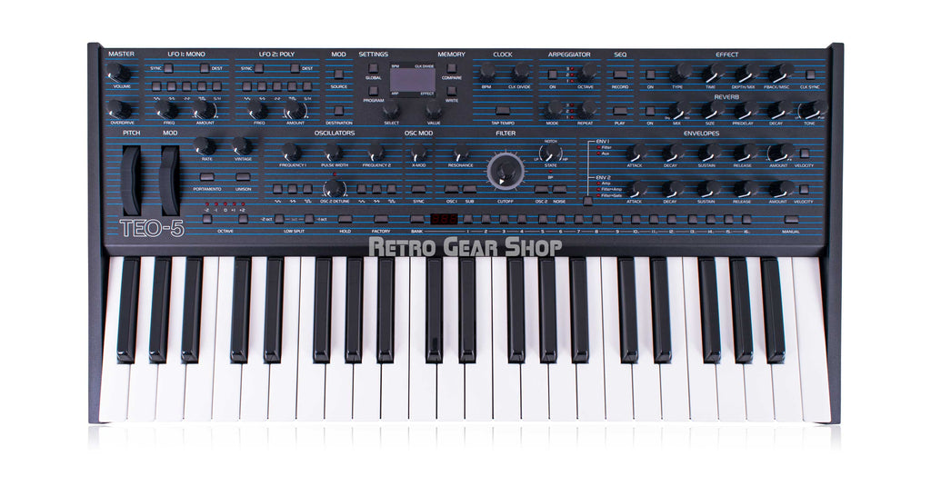 top gear piano Oberheim TEO-5 Analog Keyboard Synthesizer– Retro Gear Shop
