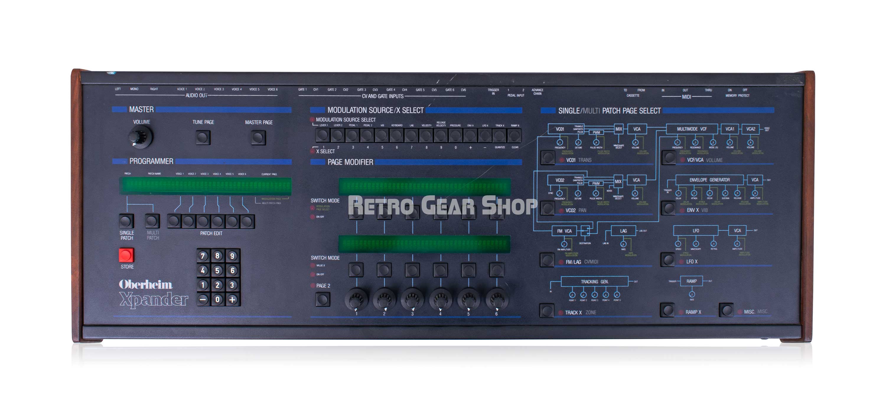 ワンオーナー Oberheim Expander オーバーハイム エクスパンダー Oberheim Xpander 6-Voice Vintage Desktop Analog Synthesizer– Retro