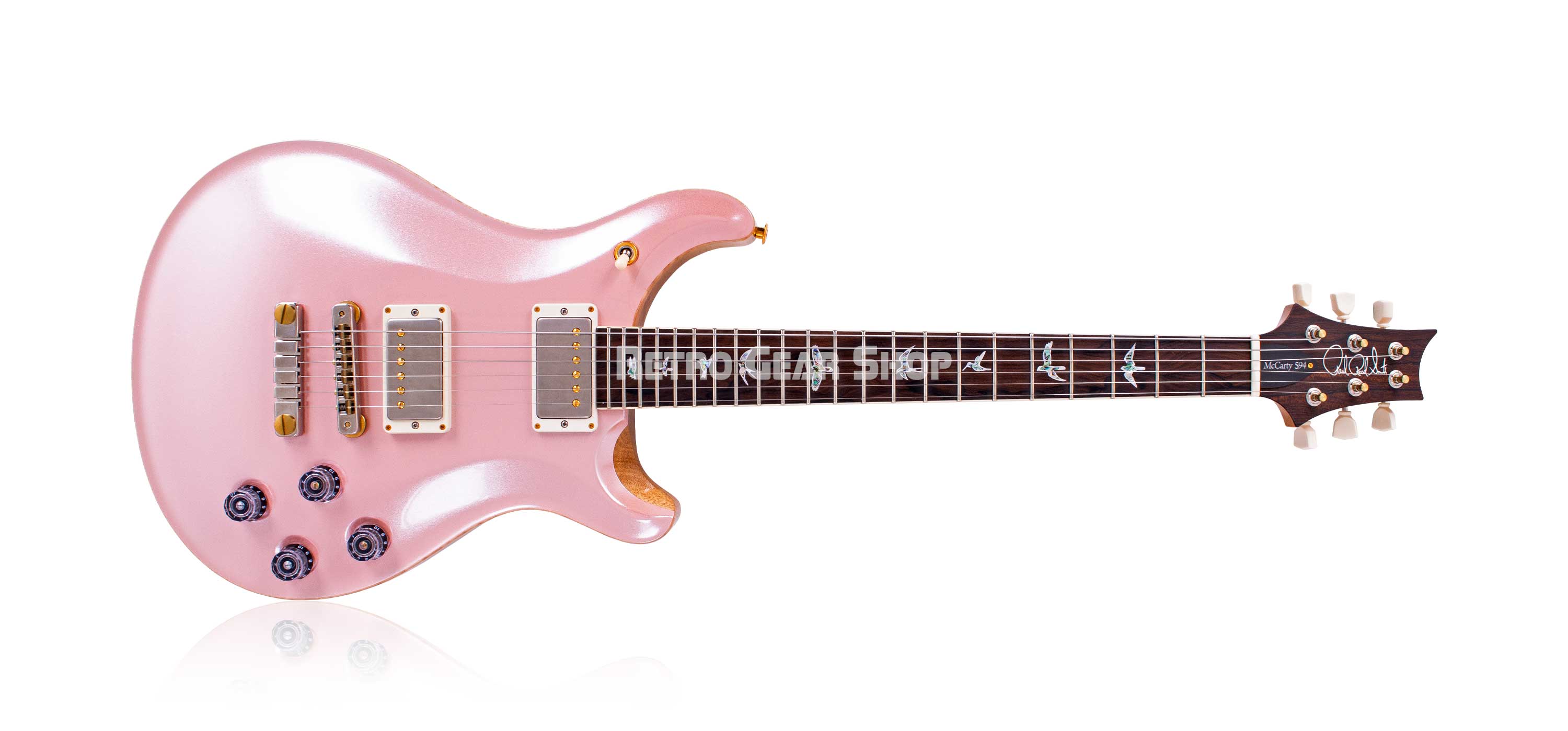 PRS McCarty 594 Wood Library Grandma Hannon Pink Electric Guitar