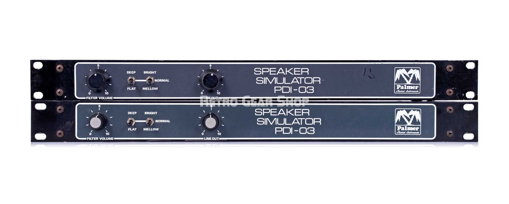 Palmer Speaker Simulator PDI-03 Stereo Pair Def Leppard Front