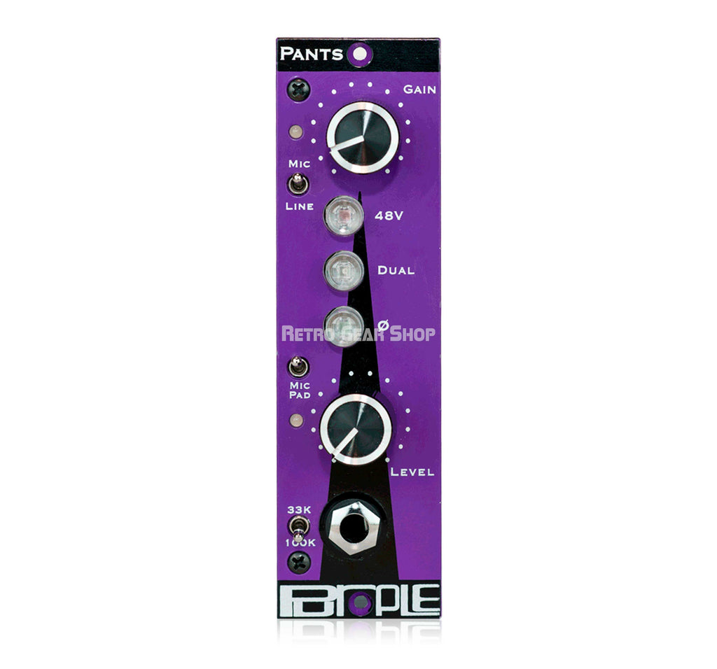 Purple Audio Pants Front