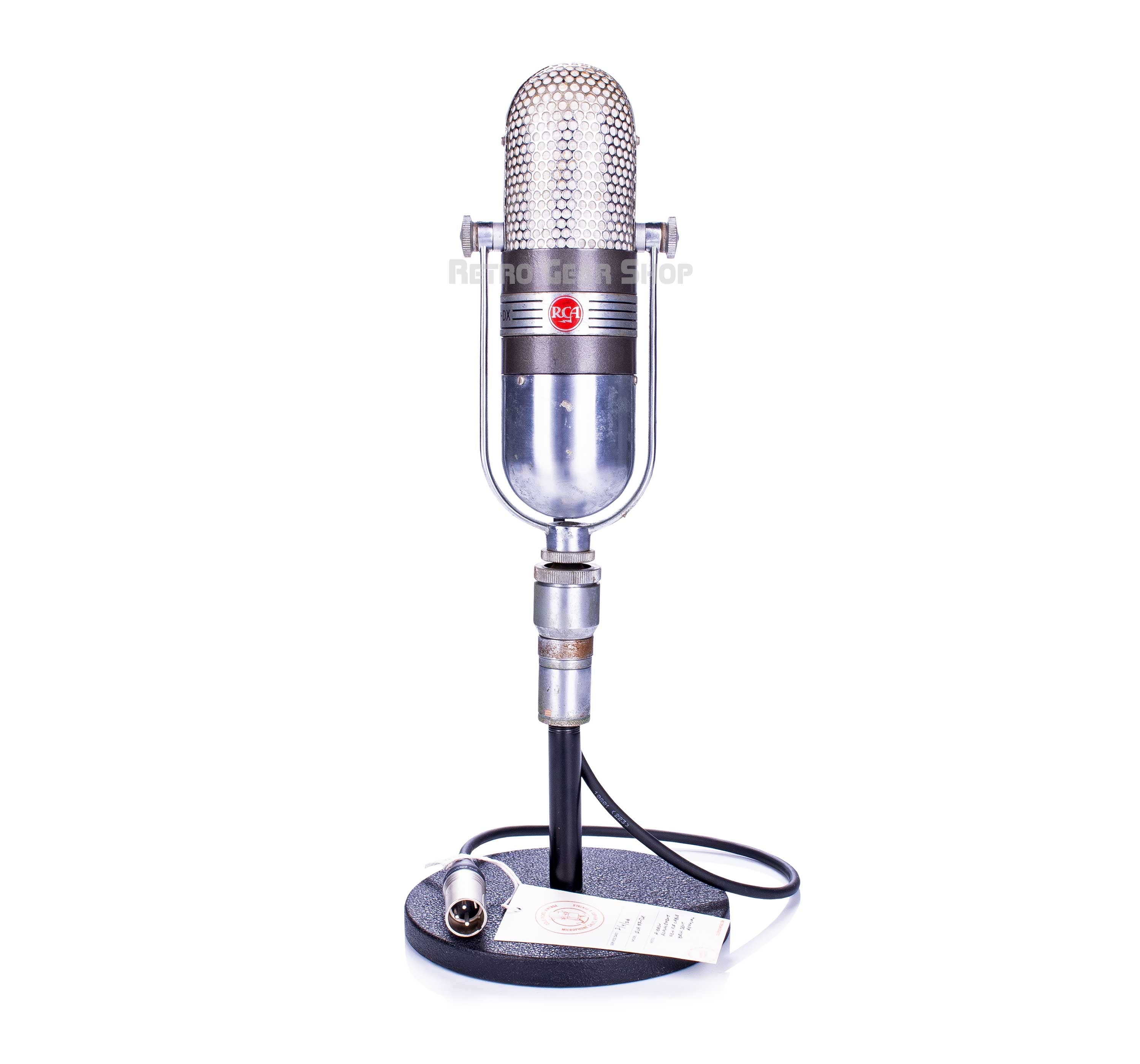 RCA 77DX Vintage Ribbon Microphone with Stand Serviced– Retro Gear