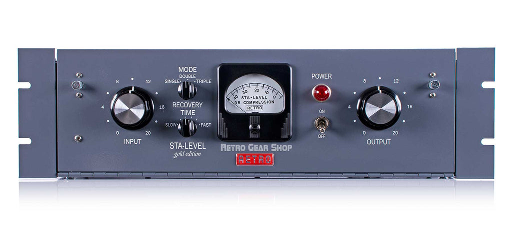 Retro Instruments Sta-Level Tube Compressor Gold Edition Front