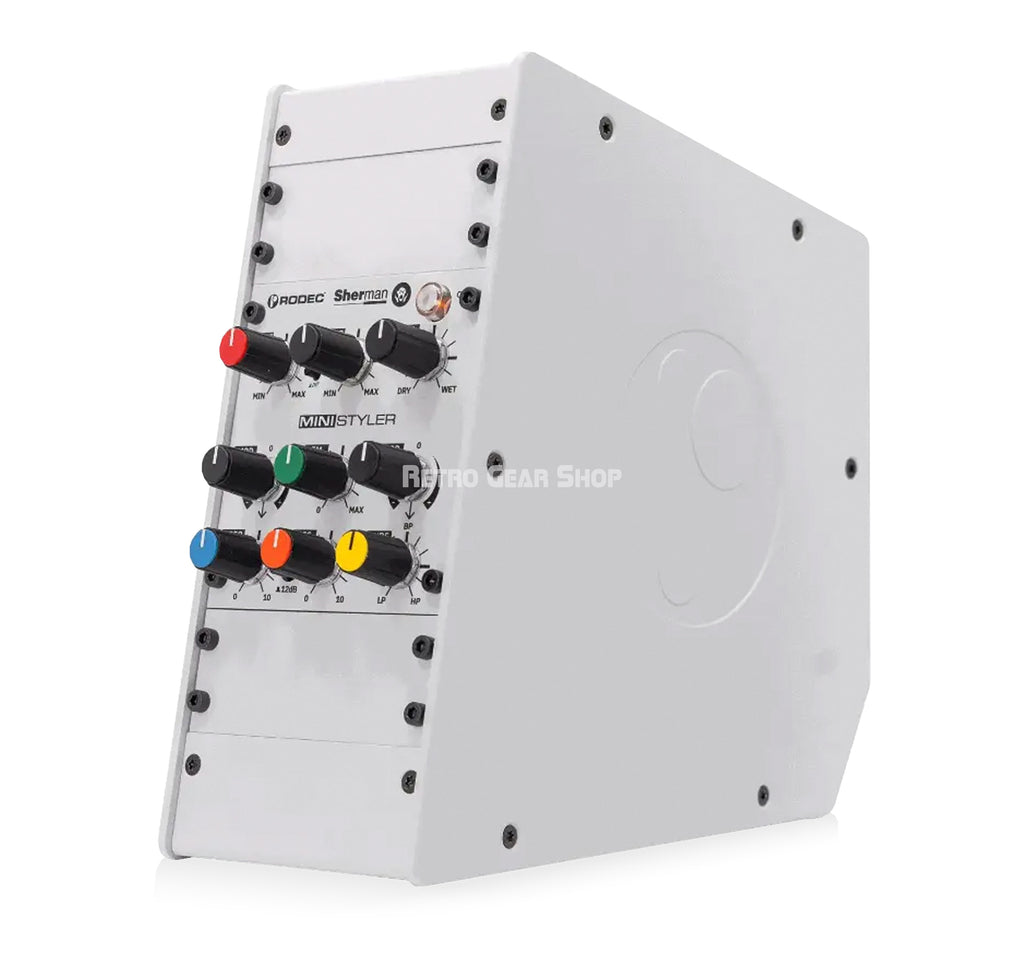 Rodec ONE 100-Series Modules Chassis + Sherman MiniStyler Bundle Angle