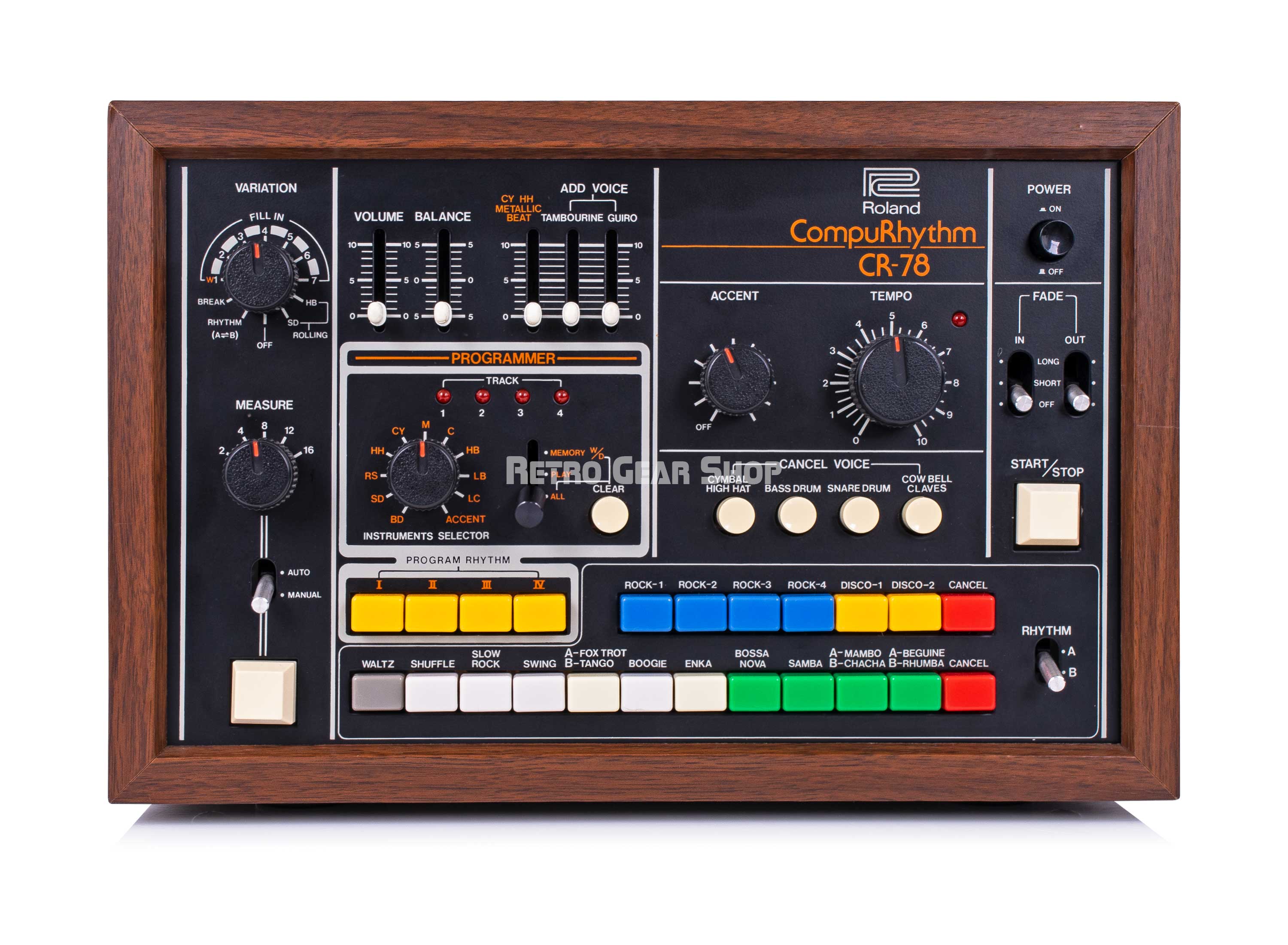 【未使用品】Roland CR-78 コンピューリズム リズムマシン 極希少品 Roland CR-78 CompuRhythm Vintage Analog Drum Machine– Retro Gear Shop