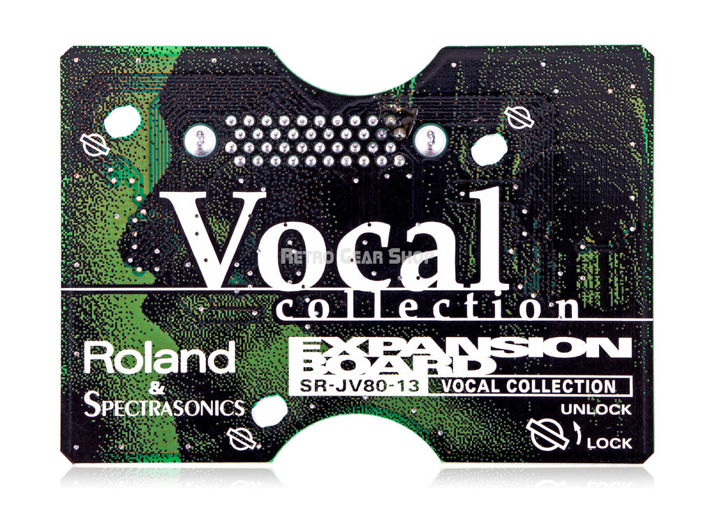 Roland Expansion Board SR-JV80-13 Vocal Collection Card Front