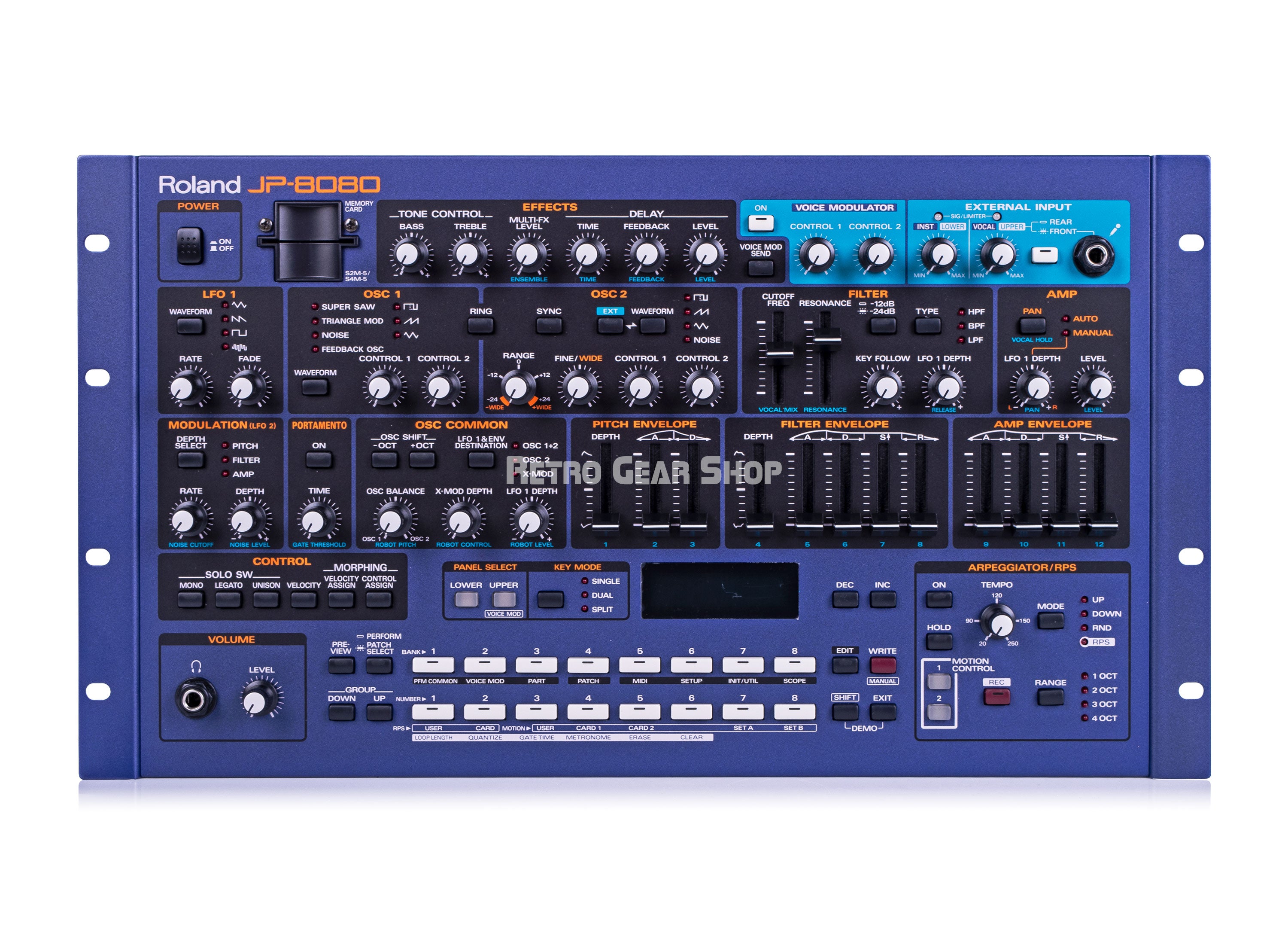 Roland JP-8080 Analog Modeling 6U Rack Synthesizer NOS New in Box