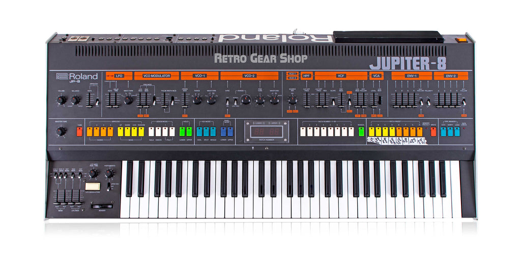 Roland Jupiter 8 Synthesizer Owned by Jonathan Cain Journey Top