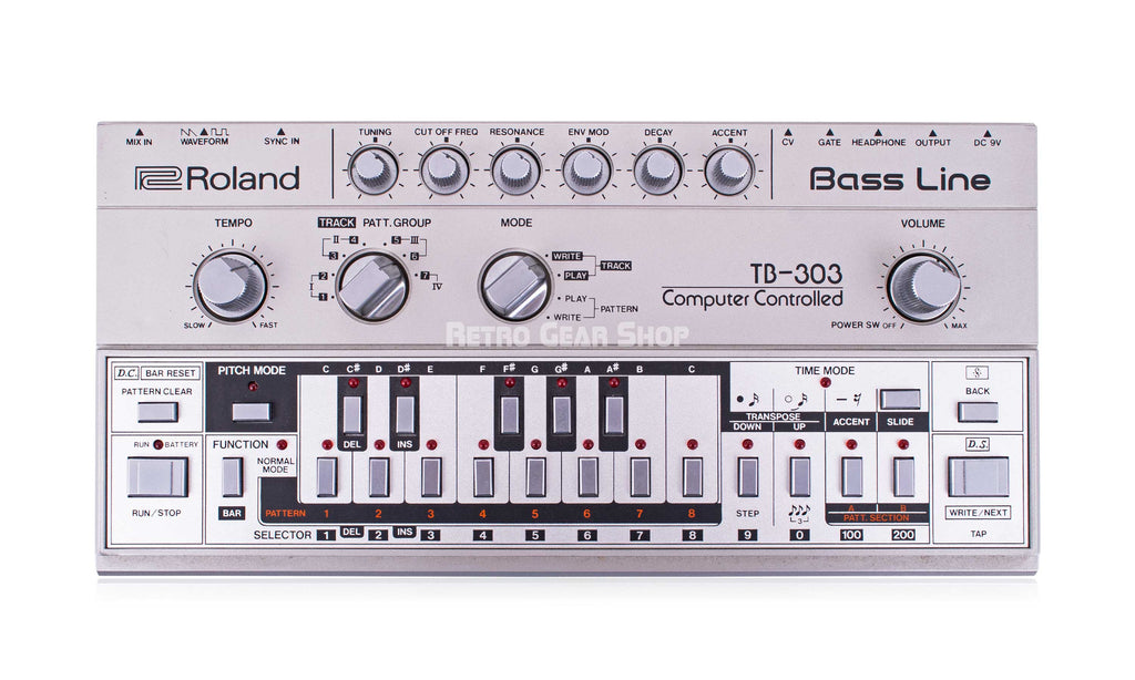 Roland TB-303 Top