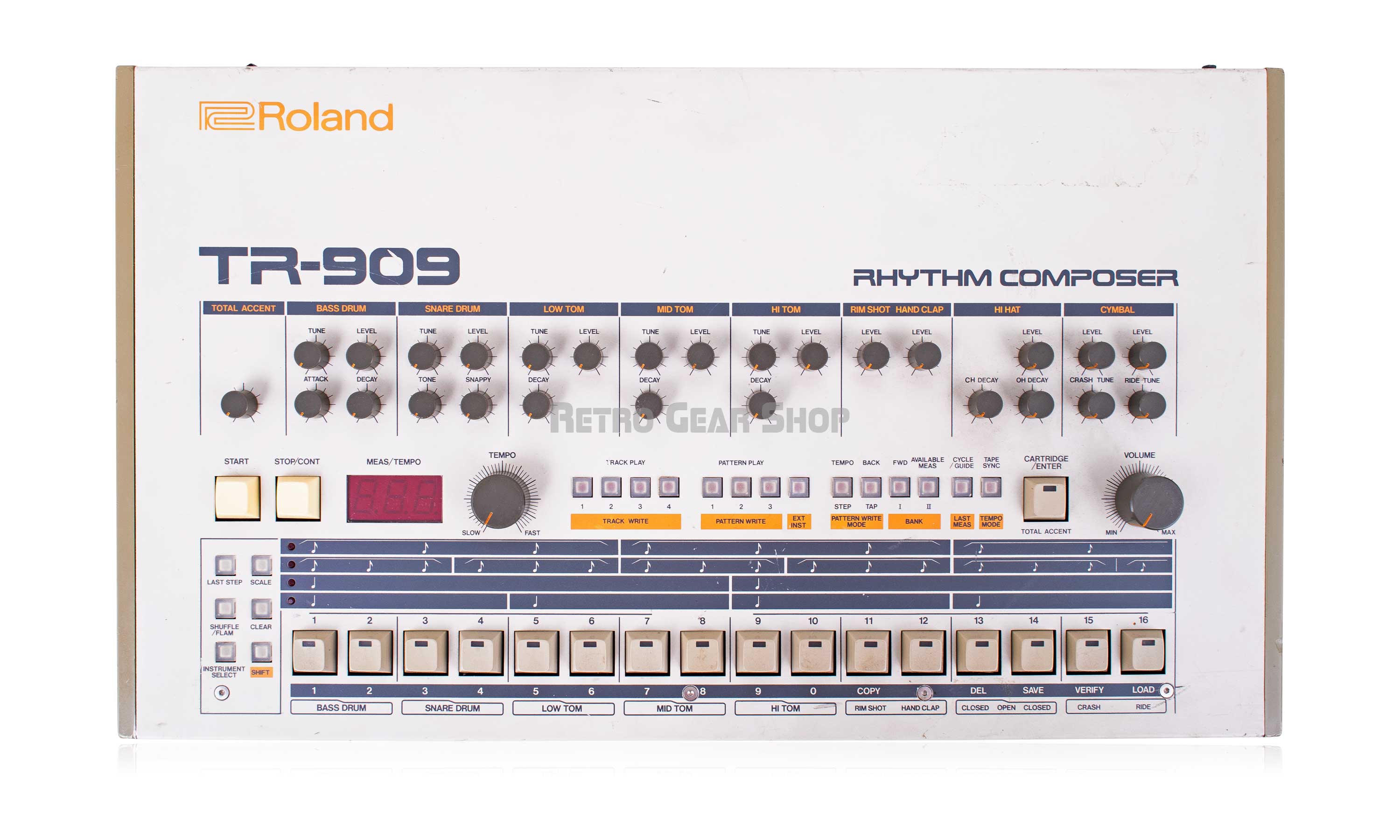 Roland TR-909 Rhythm Composer M64C Vintage Rare Analog Drum
