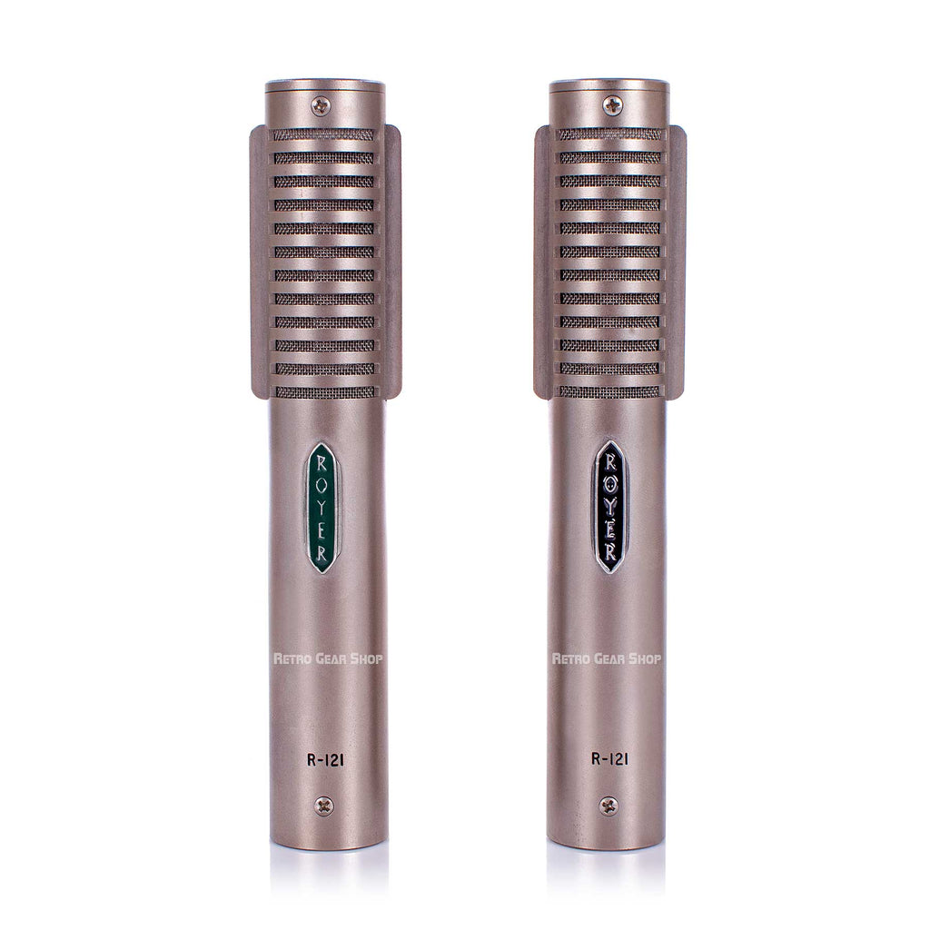 Royer Labs R-121 Pair Shockmount Front