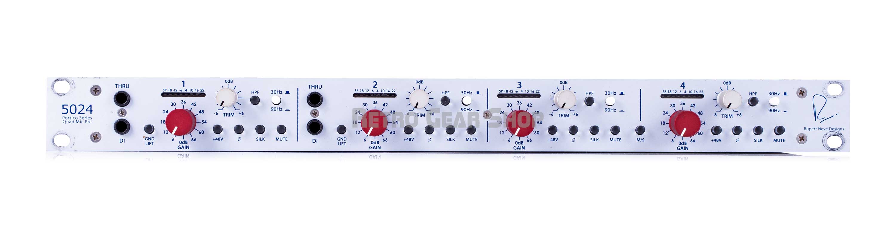 Rupert Neve Designs 5024 Portico Series Quad Mic Preamp– Retro