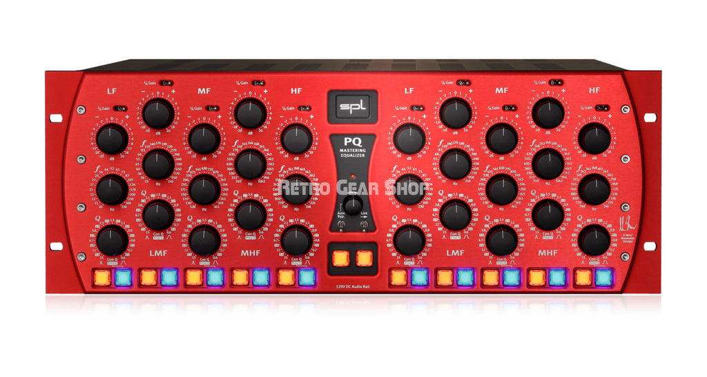 SPL Audio PQ Mastering Equalizer Red Front