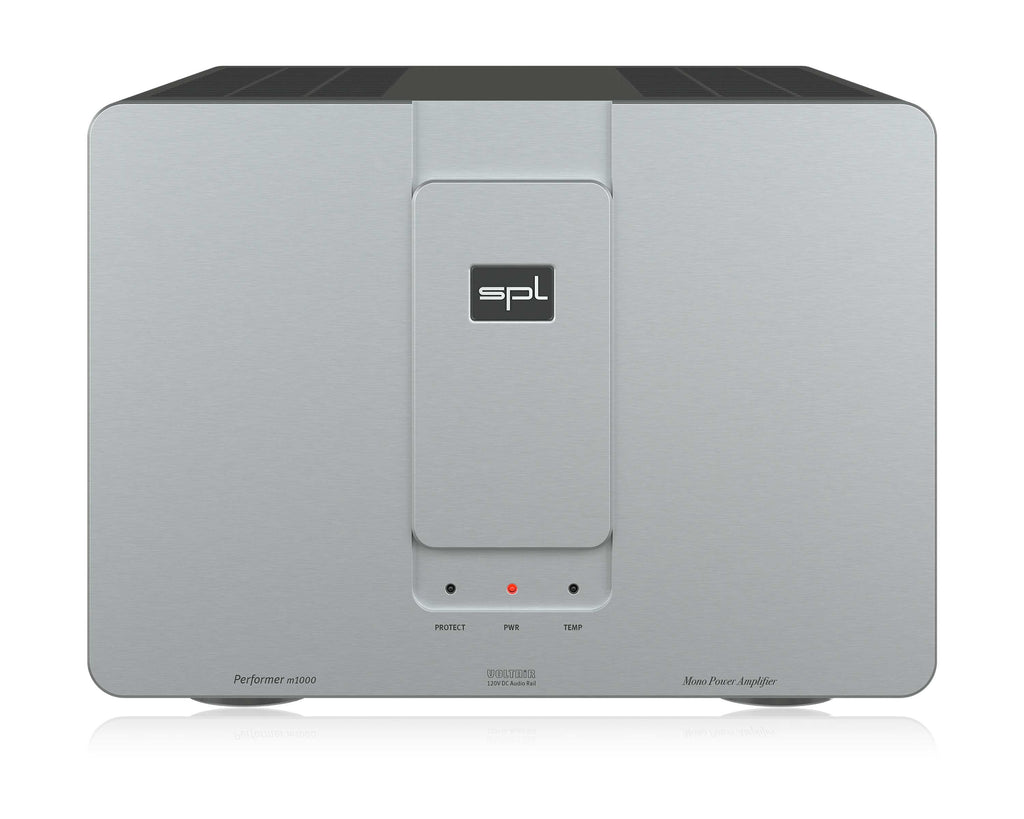 SPL Audio Performer m1000 Monoblock Power Amplifier Silver Front