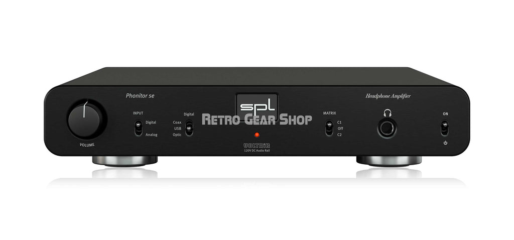SPL Audio Phonitor se Headphone Amplifier + DAC768xs Black Front