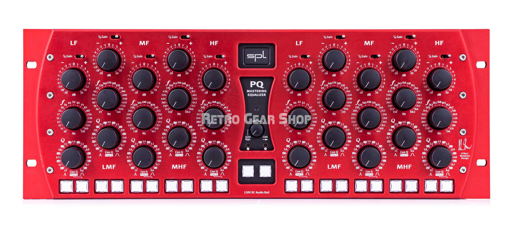 SPL PQ Mastering Equalizer Red Front